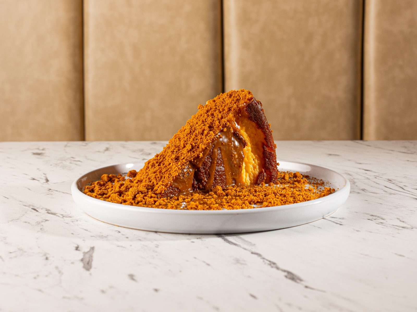 Biscoff Basque cheesecake