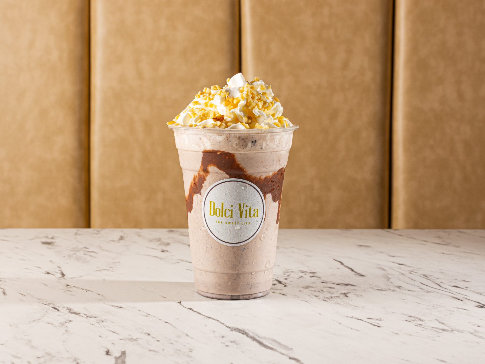 Malted nut milkshake